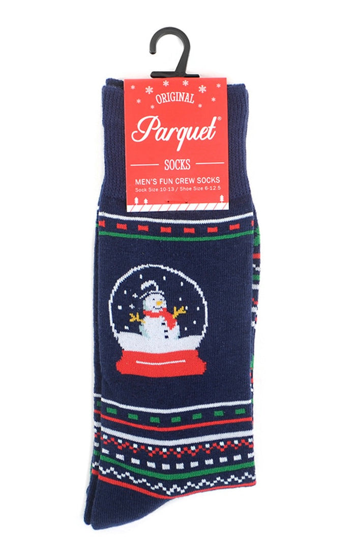 CHRISTMAS Men's Crew Socks PARQUET Brand (CHOOSE FROM 17 STYLES)