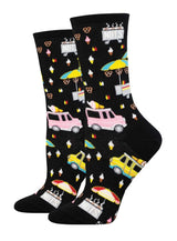 STREET FOOD VENDORS Ladies Socks FOOD TRUCKS SOCKSMITH Brand
