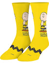 PEANUTS Unisex CHARLIE BROWN Socks COOL SOCKS Brand (CHOOSE SIZE) - Novelty Socks for Less
