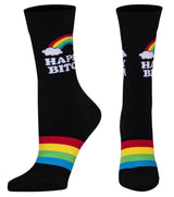 COOL SOCKS BRAND Ladies HAPPY BITCH Socks - Novelty Socks And Slippers