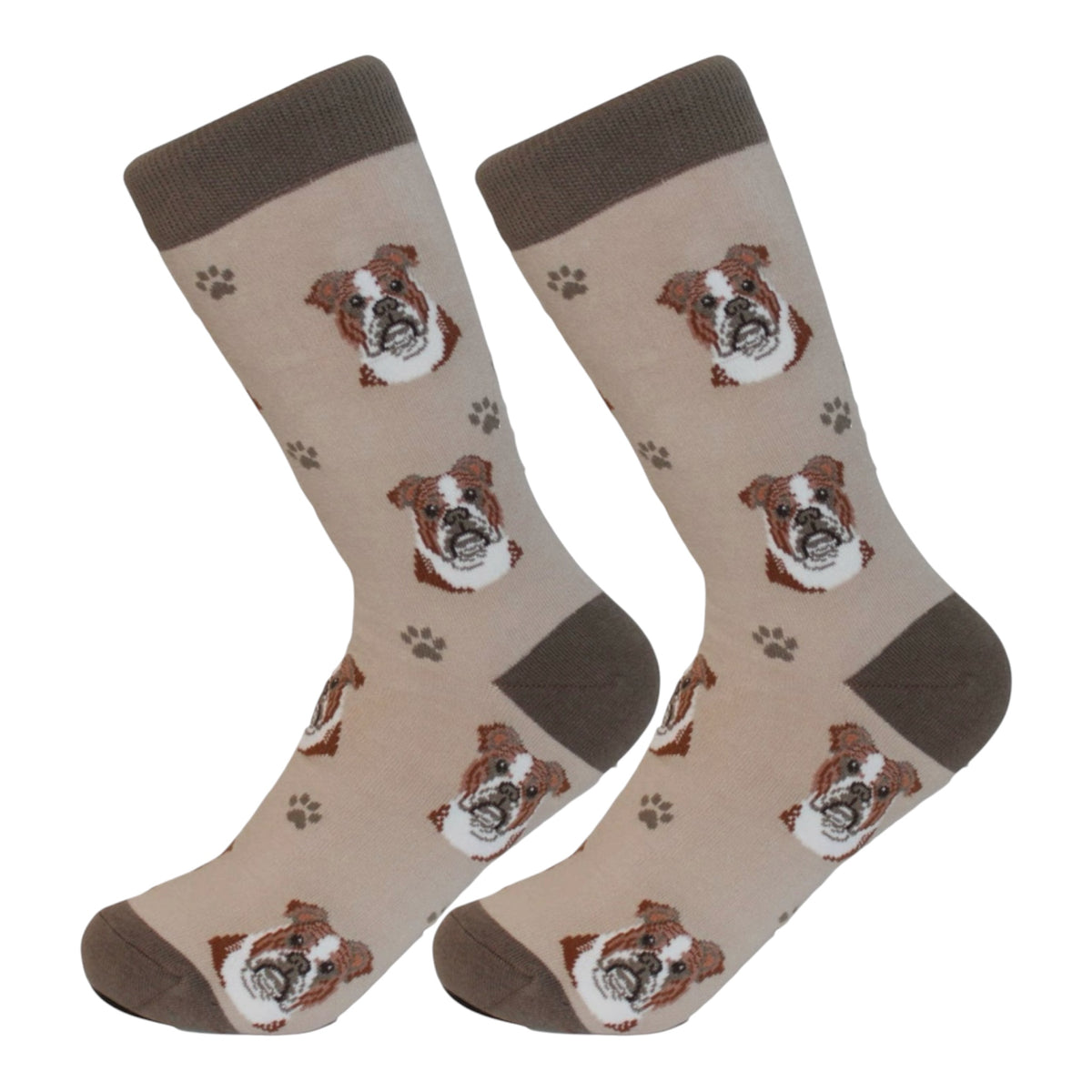 BULLDOG Adult Unisex Socks By E&S Pets Choose Style