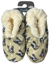 AUSTRALIAN CATTLE Dog Ladies Non-Slip Slippers COMFIES BRAND By E&S Pets - Novelty Socks And Slippers