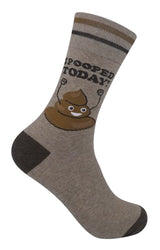 I POOPED TODAY Adult Unisex Socks FUNATIC Brand - Novelty Socks And Slippers