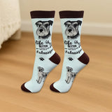 SCHNAUZER Dog Adult Unisex Socks By E&S Pets Choose Style