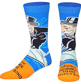 MONOPOLY Board Game Men’s Socks ADVANCE TO GO COLLECT $200 ODD SOX Brand - Novelty Socks for Less