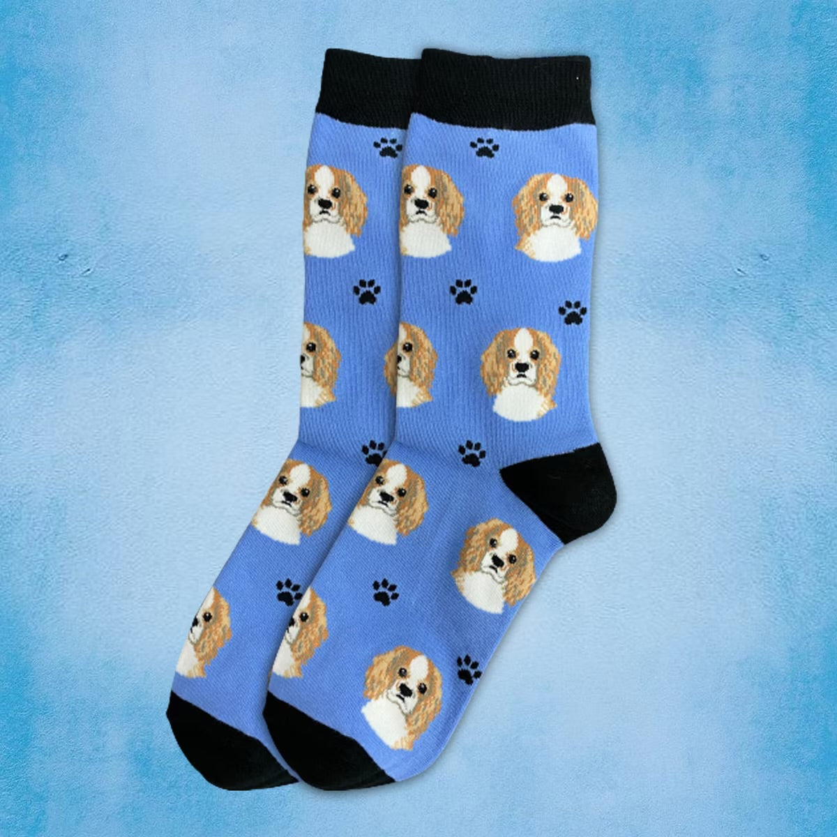 CAVALIER KING CHARLES Dog Adult Unisex Socks By E&S Pets Choose Style