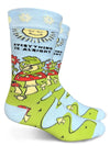 EVERYTHING IS ALRIGHT Men’s Frog Playing Guitar Socks Groovy Things Brand