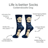 GOLDENDOODLE Dog Adult Unisex Socks By E&S Pets Choose Style