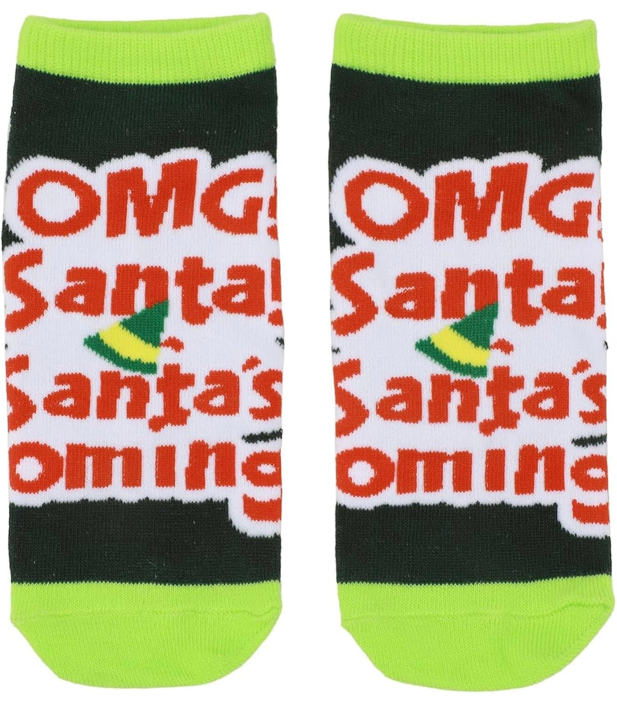 ELF THE MOVIE LADIES 5 Pair Of CHRISTMAS NO SHOW SOCKS SON OF A NUTCRACKER Bioworld Brand - Novelty Socks And Slippers