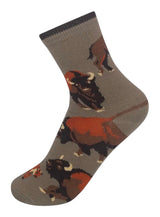BISON AMERICAN BUFFALO Unisex Kids Socks FUNATIC Brand - Novelty Socks And Slippers