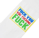 COOL SOCKS Brand Men's FUCK YOU YOU FUCKING FUCK Socks FYYFF - Novelty Socks for Less
