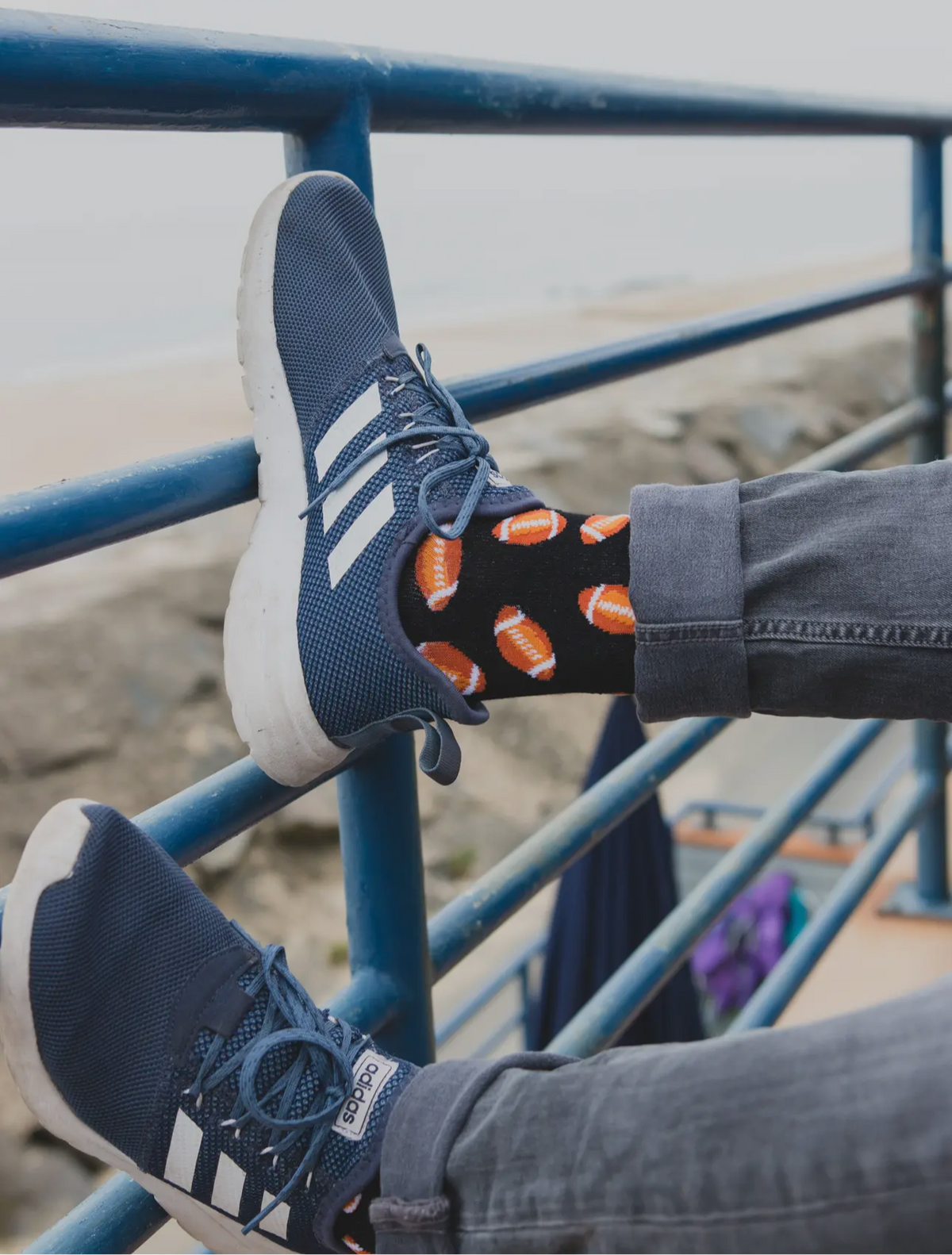 MeMoi Brand MEN’S FOOTBALL SOCKS (Choose Color) - Novelty Socks And Slippers
