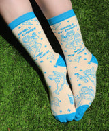 GROOVY THINGS Brand Ladies SINGLE BY CHOICE, NOT MY CHOICE Socks - Novelty Socks And Slippers