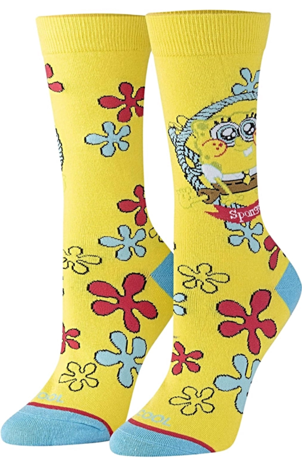 COOL SOCKS BRAND Ladies SPONGEBOB SQUAREPANTS Socks 'BABY BOB' - Novelty Socks for Less