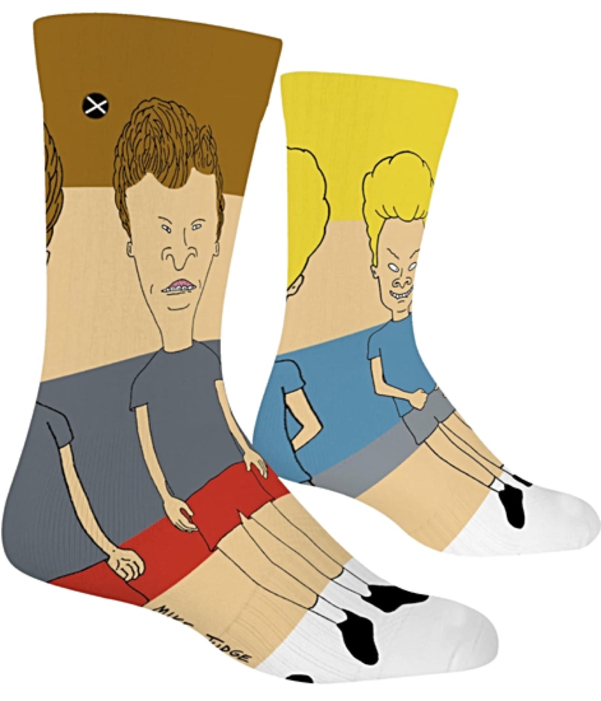 BEAVIS & BUTT-HEAD 360 MEN'S SOCKS ODD SOX BRAND - Novelty Socks for Less