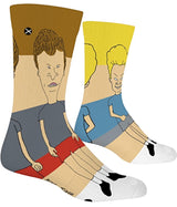 BEAVIS & BUTT-HEAD 360 MEN'S SOCKS ODD SOX BRAND - Novelty Socks for Less