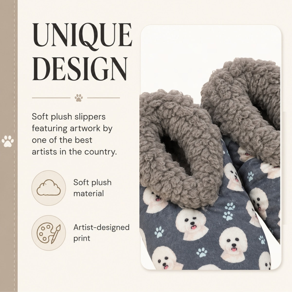 WESTIE Dog Ladies Non-Slip Slippers COMFIES BRAND By E&S Pets