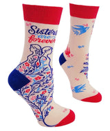 SISTERS ARE FOREVER Ladies Socks FABDAZ Brand - Novelty Socks And Slippers