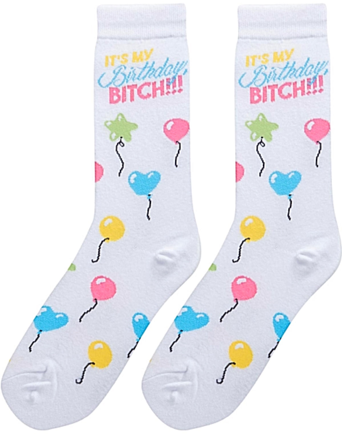 COOL SOCKS BRAND Ladies BIRTHDAY Socks 'IT’S MY BIRTHDAY BITCH’ - Novelty Socks for Less
