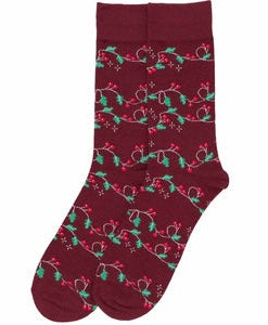 CHRISTMAS Men's Crew Socks PARQUET Brand (CHOOSE FROM 17 STYLES)