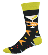 SOCKSMITH Brand Men’s MARTINI DRINK Socks ‘I LIKE IT DIRTY’ - Novelty Socks And Slippers