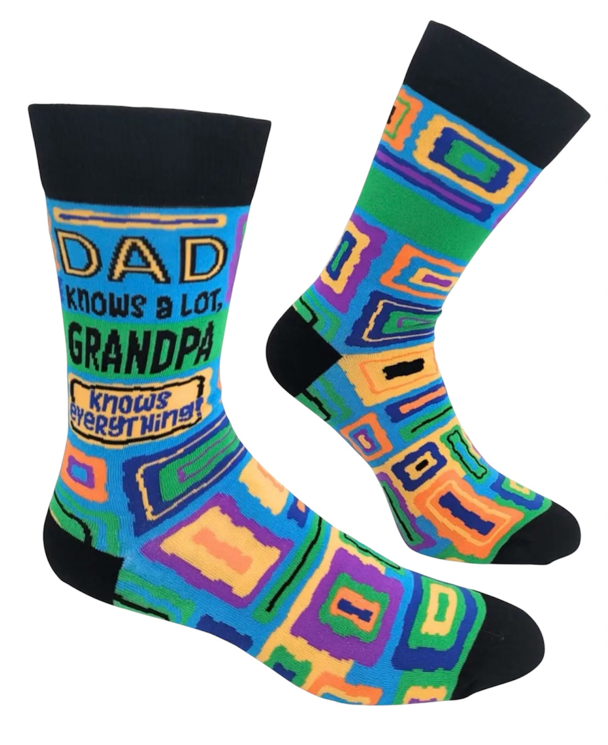 DAD KNOWS A LOT, GRANDPA KNOWS EVERYTHING Men’s Socks Fabdaz Brand