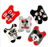 DISNEY Ladies MICKEY MOUSE 5 Pair Of No Show Socks ‘OH BOY’ ‘ME? NEVER!’ - Novelty Socks And Slippers