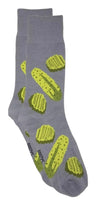 FOOZYS Brand Men’s PICKLE Socks PICKLES ALL OVER - Novelty Socks And Slippers