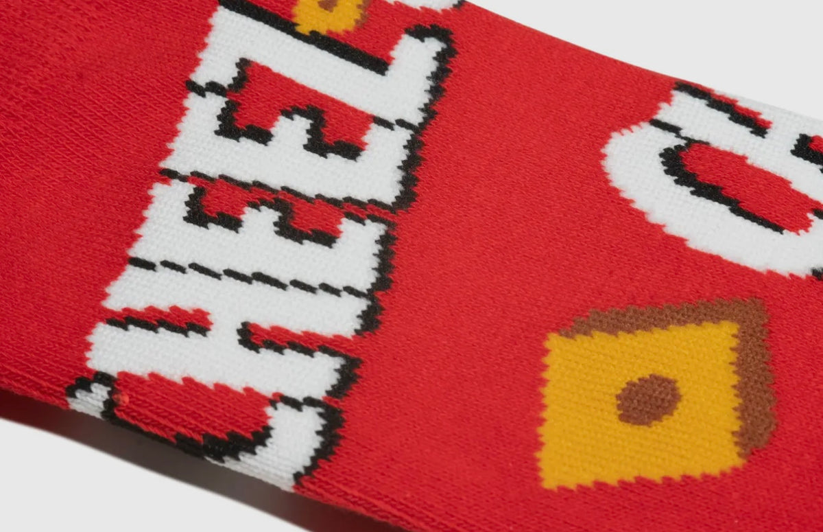 CHEEZ IT Crackers Men's Socks ‘Keep It Cheezy’ - Novelty Socks And Slippers