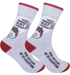 FUNATIC Brand Unisex ‘YOU ASSHOLES MUST BE EXHAUSTED FROM WATCHING ME DO EVERYTHING’ Socks - Novelty Socks And Slippers
