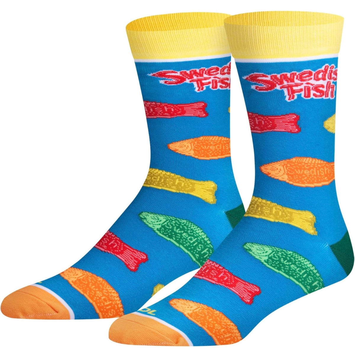 SWEDISH FISH CANDY Unisex Socks Size Large - Novelty Socks And Slippers