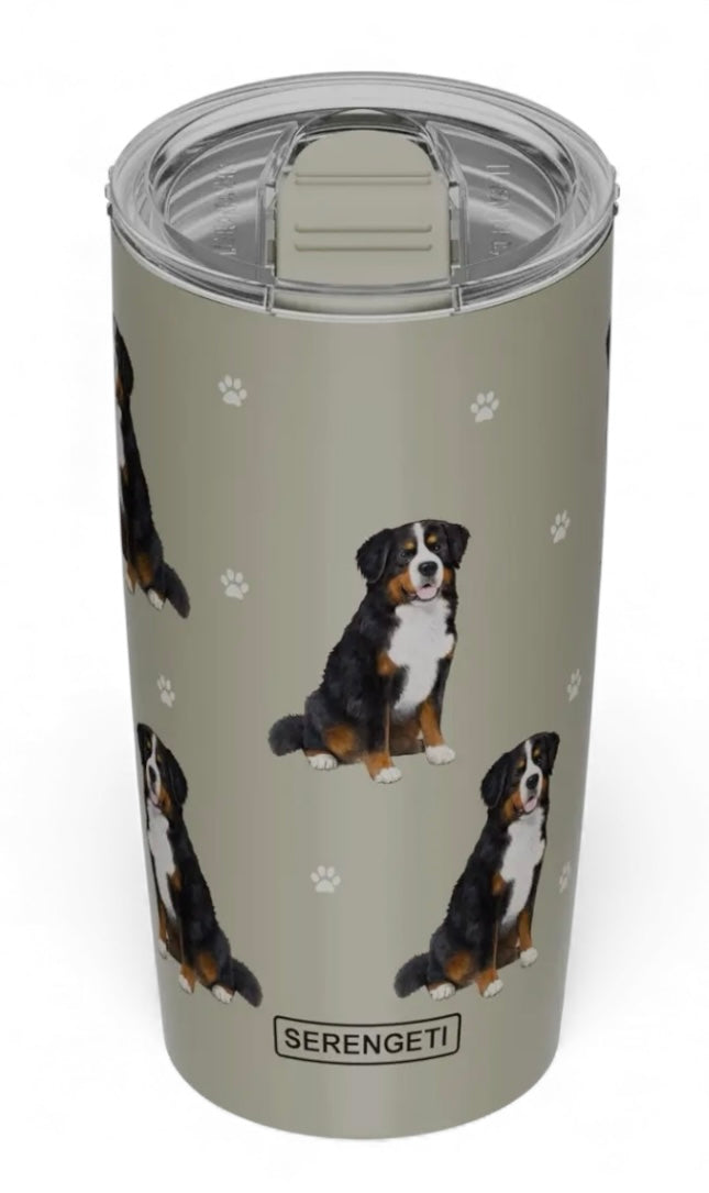 Dog & Cat Stainless Steel Ultimate 20 Oz. Hot & Cold Travel Mug Tumbler By E&S Pets (Choose From 40+ BREEDS) - Novelty Socks And Slippers