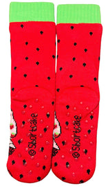 STRAWBERRY SHORTCAKE Ladies Gripper Bottom Cozy Warmer Slipper Socks - Novelty Socks And Slippers