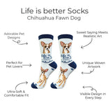 TAN CHIHUAHUA Dog Adult Unisex Socks By E&S Pets Choose Style