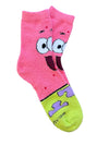 SPONGEBOB SQUAREPANTS Ladies PATRICK Fuzzy Warm Socks ODD SOX Brand - Novelty Socks And Slippers