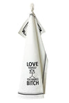 HEY NOW Brand By Fabdaz LOVE YOURSELF YOU BADASS BITCH Kitchen Tea Towel - Novelty Socks And Slippers