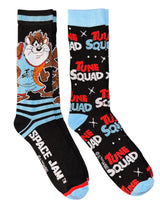 LOONEY TUNES Men’s TUNE SQUAD 2 Pair Of TASMANIAN DEVIL Socks