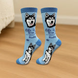 SIBERIAN HUSKY Dog Adult Unisex Socks By E&S Pets Choose Style