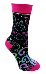 FABDAZ Brand Ladies SASSY MIDDLE FINGER Socks - Novelty Socks And Slippers