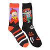 RUGRATS MEN’S HALLOWEEN 2 PAIR OF SOCKS CHUCKIE & TOMMY PICKLES