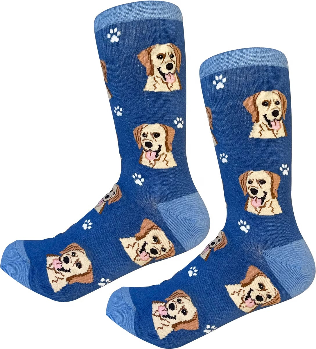 YELLOW LABRADOR Dog Adult Unisex Socks By E&S Pets Choose Style