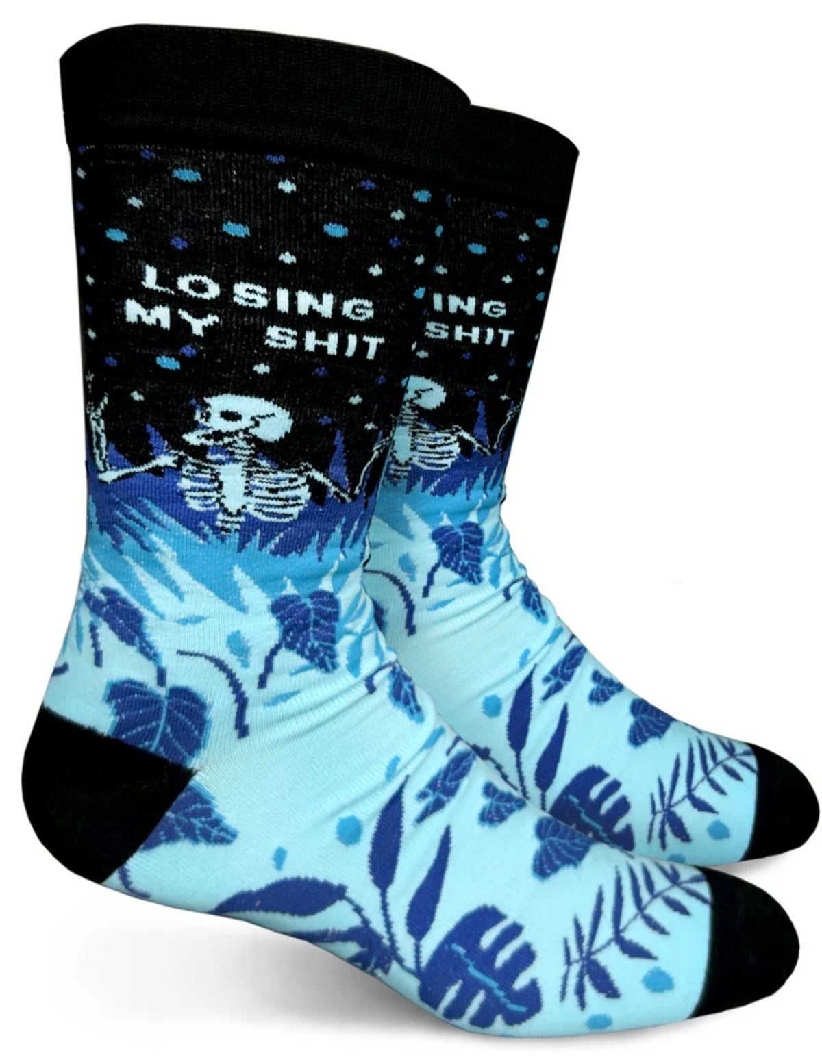 GROOVY THINGS Brand Men’s LOSING MY SHIT Socks - Novelty Socks And Slippers
