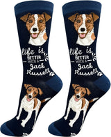 JACK RUSSELL Dog Adult Unisex Socks By E&S Pets Choose Style