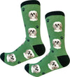BEIGE SHIH TZU Dog Adult Unisex Socks By E&S Pets Choose Style