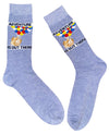 Disney’s UP Mens Socks CARL & ELLIE’S HOUSE ‘ADVENTURE IS OUT THERE’ - Novelty Socks And Slippers