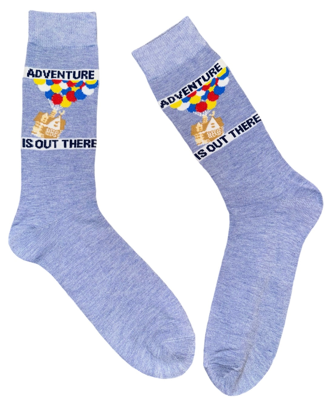 Disney’s UP Mens Socks CARL & ELLIE’S HOUSE ‘ADVENTURE IS OUT THERE’ - Novelty Socks And Slippers