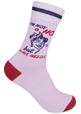 I’M NOT A HOE BUT I HAVE NEEDS Adult Unisex Socks FUNATIC Brand - Novelty Socks And Slippers