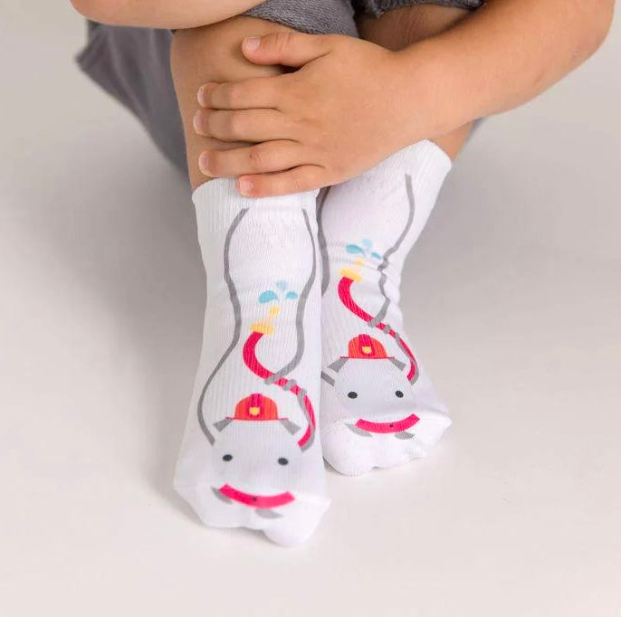 SQUID SOCKS Brand Unisex INFANT/TODDLER 3 Pair Of STAY ON Socks ‘CALEB COLLECTION’ - Novelty Socks And Slippers