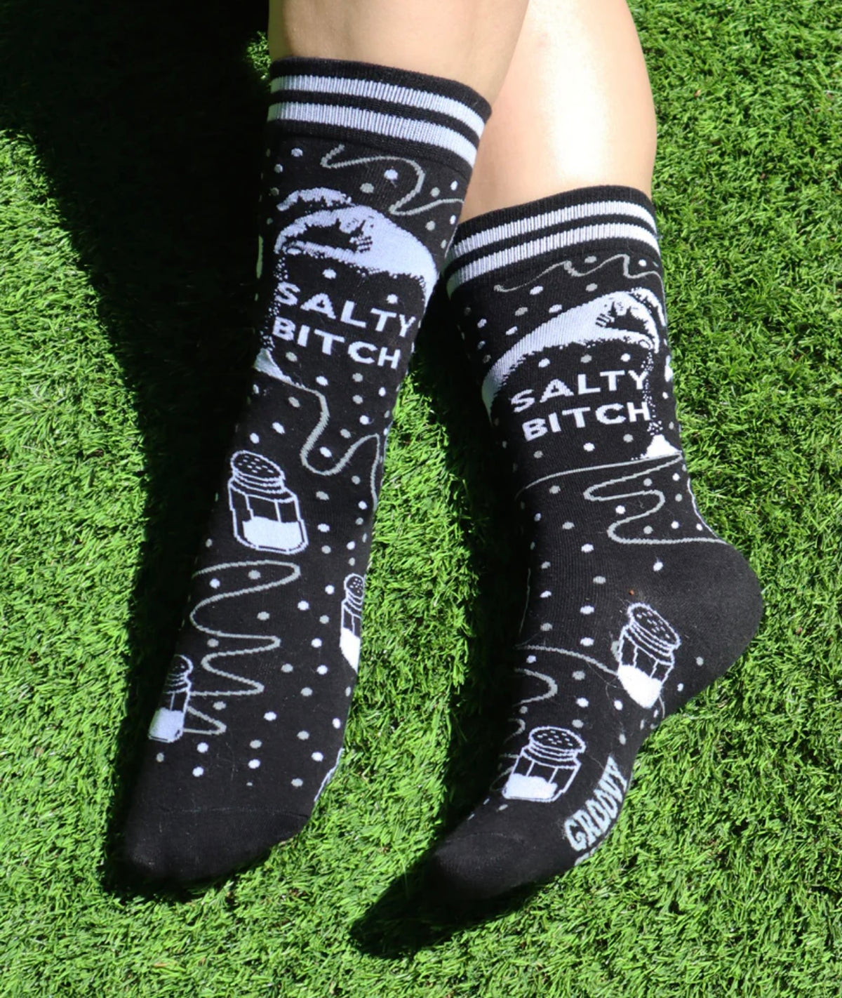 GROOVY THINGS Brand Ladies SALTY BITCH Socks - Novelty Socks And Slippers