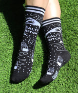 GROOVY THINGS Brand Ladies SALTY BITCH Socks - Novelty Socks And Slippers
